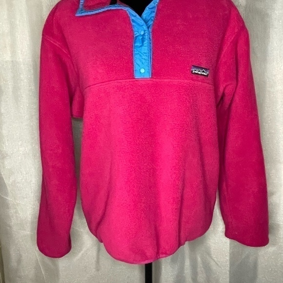 Vintage 90s Gorpcore Patagonia 1/4  snap Fleece Jacket small‌‌‌ - Picture 8 of 10